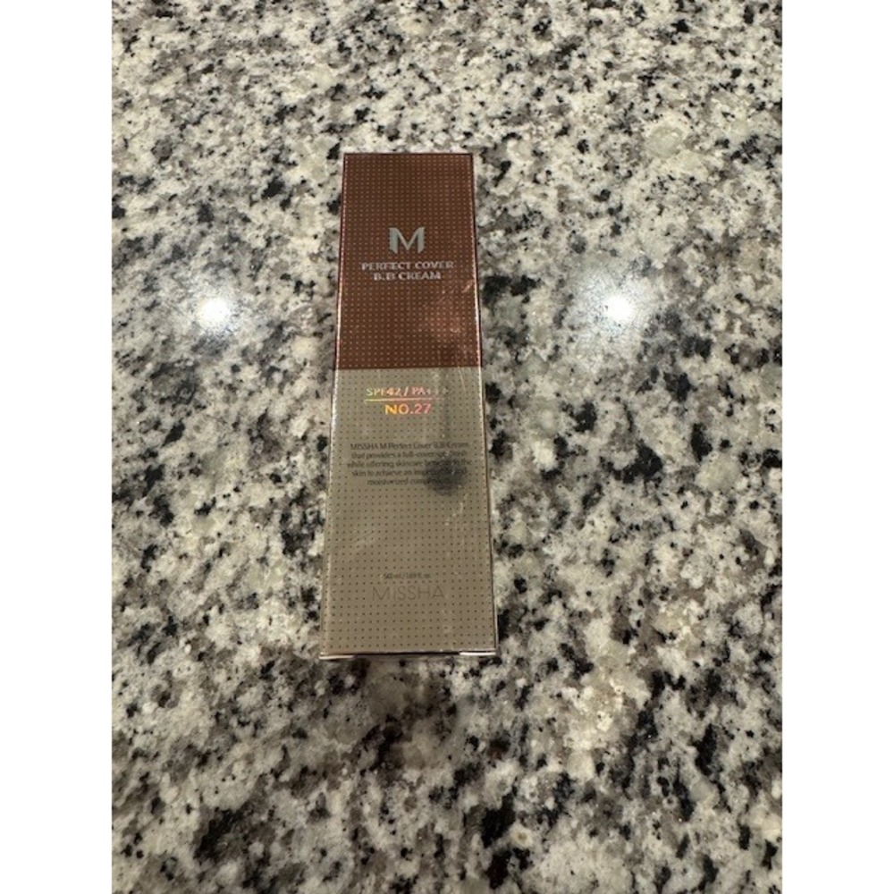 MISSHA M Perfect Cover BB Cream‎ SPF42 PA+++ No 27 Honey Beige Foundation Makeup